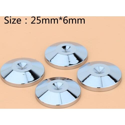 8Pcs Metal Shockproof Foot Spikes Pads Stands Mats For Speakers CD Players Turntable Amplifier DAC Recorder Feet Pad