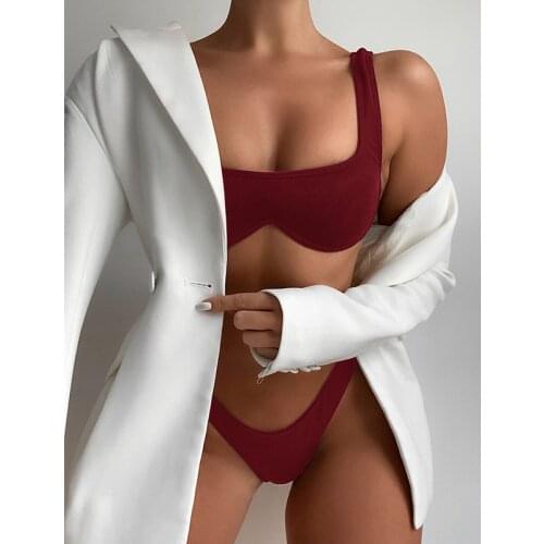 Push Up Bikinis 2021 Sexy Swimsuit For Women Swimwear Micro Bikini Set Sexy Biquini Bathing Suits Swimming Suit Beachwear Bikini
