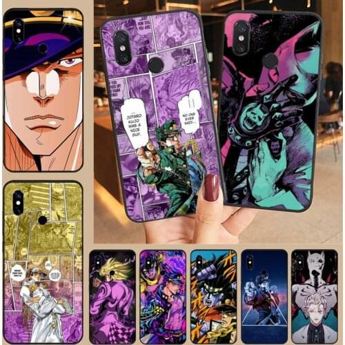 JoJo Bizarre Adventure anime manga luxury design Phone Case shell For Xiaomi Redmi note 7 8 9 t k30 max3 9 s 10 pro lite