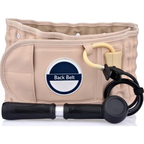 Belt Care Physio Decompression Health Brace Support Back Relief Waist Lumbar Traction Backache Heat Therapy Pain Massager Parent