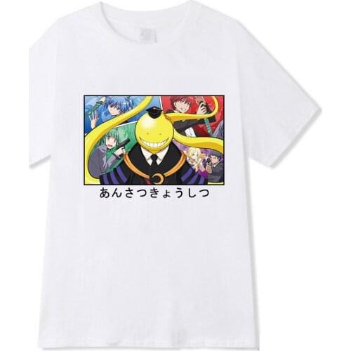Classic Anime Assassination Classroom T Shirt Men/women Fashion Manga Top Tee Japanese Style Harajuku Streetwear Unisex Tees