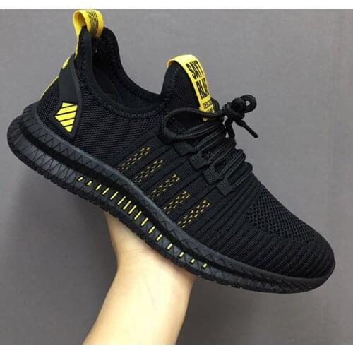 Fashion Mens Casual Shoes Breathable Mesh Men Running Sneakers Lightweight Lace-up Tennis Sports Shoes Male Walking Sneakers