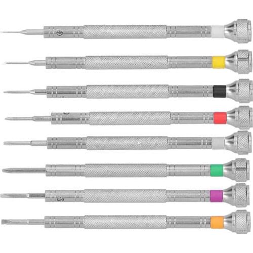 Stainless Steel Flat Slot Head Screwdriver Eyeglasses Watch Laptop Repair Tool