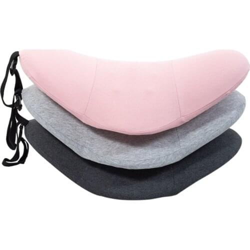 Memory Foam Lumbar Support Pillow Pregnant Waist Pad Car Seat Waist Cushion Protect Spine Vertebral Back Cushion Sleeping Pillow