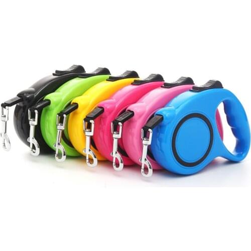 3M Dog Collars and Leashes Pet Dog Cat Puppy Automatic Retractable Traction Rope Walking Lead Leash Correa Perro