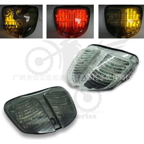 Professional Modified accessories moto tail light motorbike warning signal light for suzuki GSXR600 LED motorcycle brake light