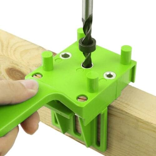 Handheld Woodworking Tools Doweling Jig ABS Wood Drilling Board Hole Locator Portable Wood Drilling Hole Puncher