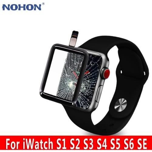 NOHON Touch Screen Digitizer Glass For iWatch Series 2 3 4 5 38mm 42mm Lens PanelFor Apple Watch S2 S3 S4 S5 Touch Replacement