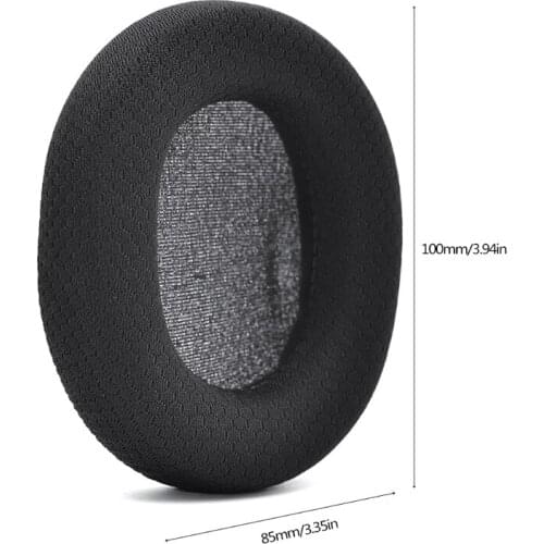 Replacement Fabric Ear Pads Earpad Ear Cushion for -KINGSTON -HyperX Cloud CORE / Cloud II headphones