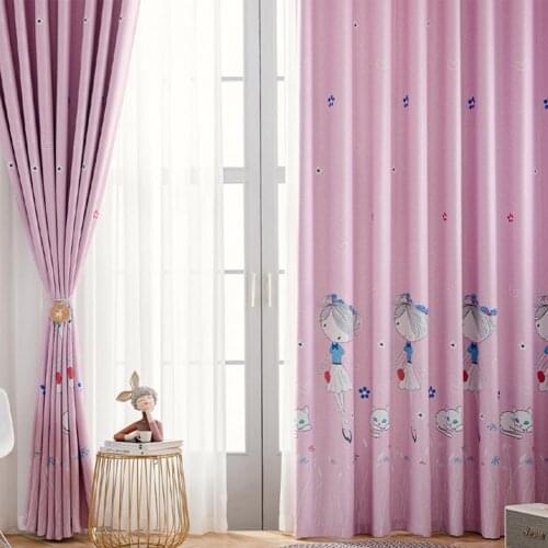 Light Filtering Window Curtain Soft Polyester Thermal Insulated Blackout Fine Workmanship Windows Treatment Blackout Curtains