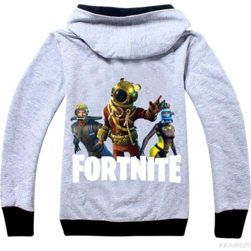 Fortnites Toddler Boys Girls Hooded Cartoon Hoodie Sweatshirt Tops Clothes Autumn Sweater Suit Childrens Clothing