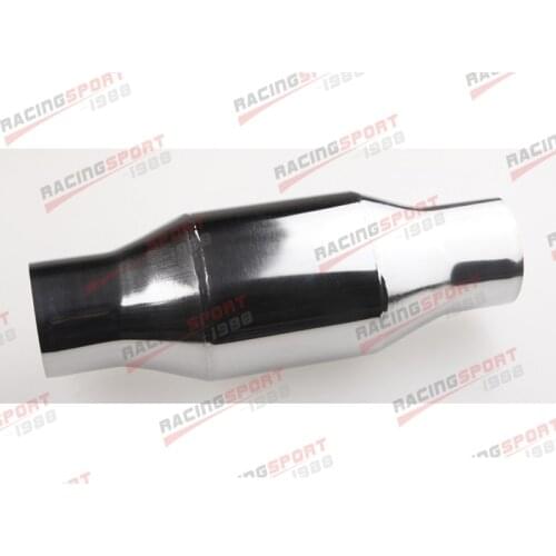 Universal 100 Cell High Flow Metallic-Core Race Catalytic Converter 3"