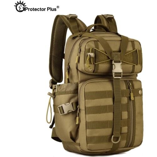 PROTECTOR PLUS Tactical Military Molle Backpack Waterproof Water Bag Climbing Bags Outdoor Travel CF Game High Quality unisex
