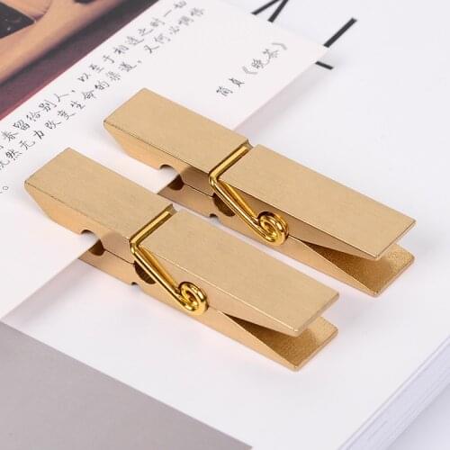 1PCS Creative Photo Storage Brass Clip Metal Home Snacks Clip Mini Clip for Office Home School
