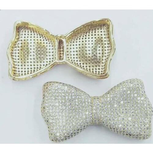 Womens High Qualit CZ-inlaid Pearl Bracelet Buckle, necklace buckle, sweater chain connection buckle