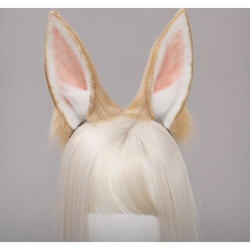 Girls Animal Rabbit Cat Ears Plush Hair Hoop Lolita Lovely Party Headdress Anime Cosplay Party Kawaii Accessories