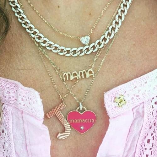 2021 New Colorful Choker Women jewelry Candy Neon Enamel Rainbowl 7mm Gold Color Miami Cuban Chain CZ Necklace