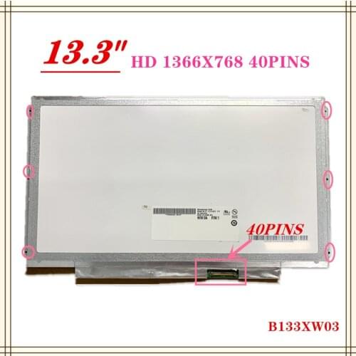 LCD Screen Matrix LP133WH2 TL L6 M2 M3 HA LTN133AT16 20 27 LP133WH2 TLA2 B133XW03 V.0 N133BGE-L31 B133XW01 V.0 CLAA133WA01A