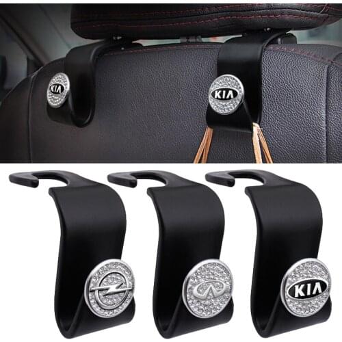1/2PC Car Accessories Car Clips Seat Back Hooks For Hyundai Volkswagen Peugeot Chevrolet Mitsubishi Skoda JEEP Ford Cadillac KIA