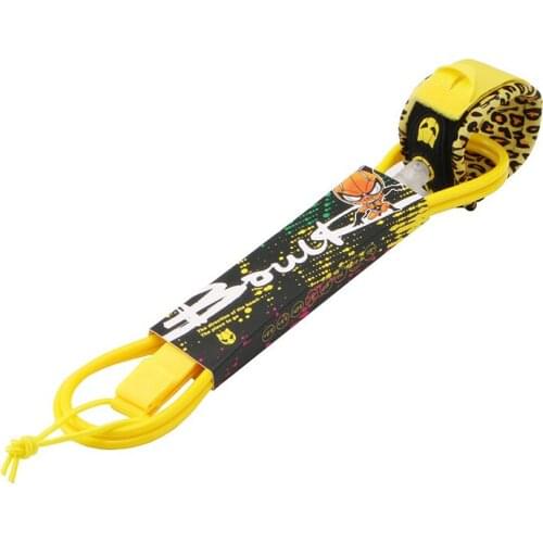 6ft7mm 9 Colors Foot Leash Straight Surfing Leashes High Quality TPU Surf Board Surf Ropes
