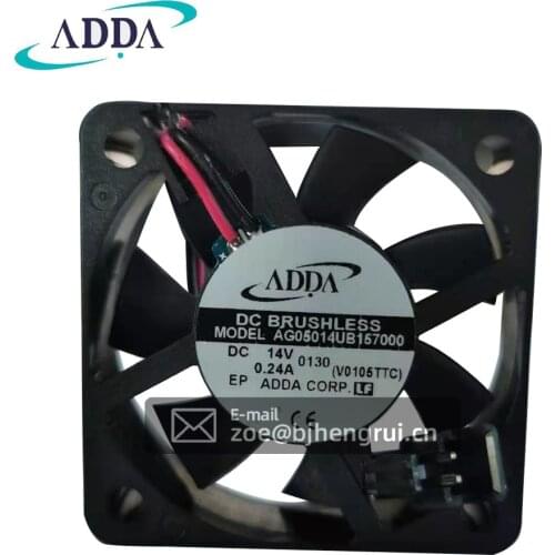 ADDA AG05014UB157000 14V 0.24A DC Brushless Micro Mini Cooling Fans