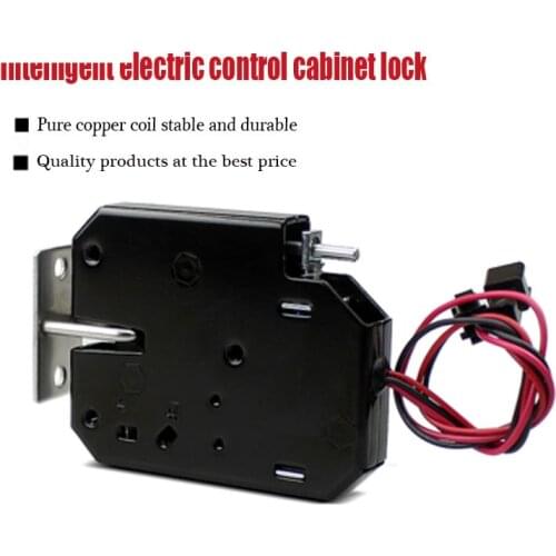 Model 12V Open Frame Type Electronic Door Lock 12V/2A for Cabinet Locks/drawer/solenoid Locks with Connector Opt Door Lock