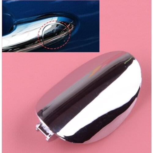 Chrome Door Handle Lock Key Hole Cover Trim Car ABS Fit For Mini Cooper F55 F56 2013 2014 2015 2016 2017 2018 2019