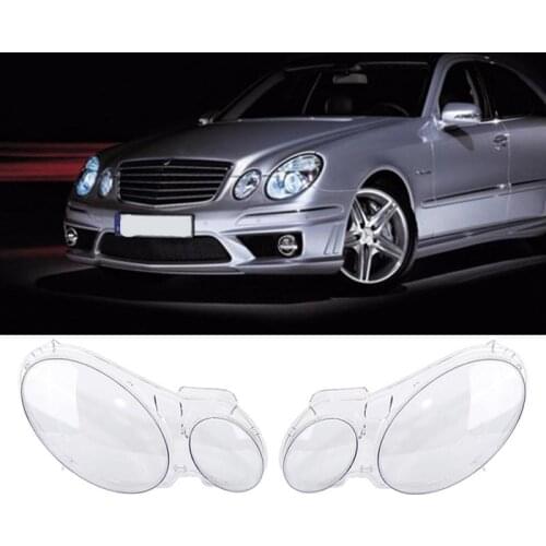 Headlight Cover W211 Car Headlight Lens Glass Cover For Benz W211 E240 E200 E350 E280 E300 2002-2008 Lamp Cover Shell
