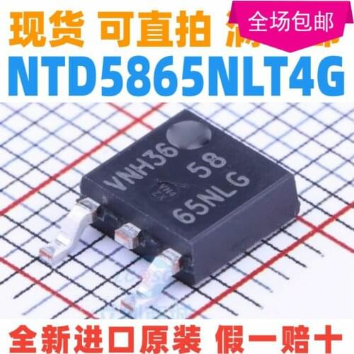 New 10pcs/lot NTD5865NLT4G 5865NLG TO-252