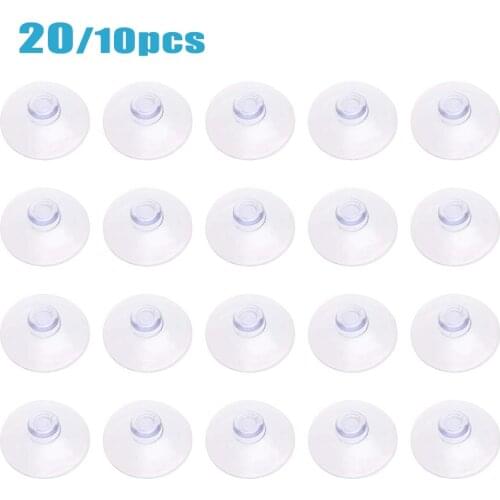 20pcs/10pcs Clear 40/30mm Sucker Suction Cups Transparent plasitc Mushroom Head Suckers Cup