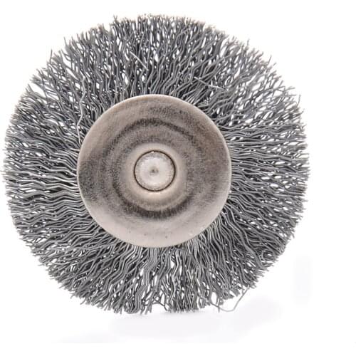 10pcs Quality Steel Wire Brush 25mm Diameter Wire Wheel Polish Brushes For Rotary Grinder Accessory Tool Wood Carving