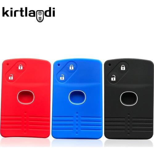 Silicone Key Case Shell Fob Cover for Mazda 3 6 MX-5 CX-7 X7 CX-9 Verisa X7 RX-8 Miata Premacy 2 Button Remote Control Key Cover