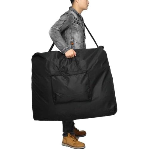Foldable Carrying Bag for Massage Table Bed Sturdy Oxford Cloth Waterproof Storage Backpack for 180x70cm Beauty Bed