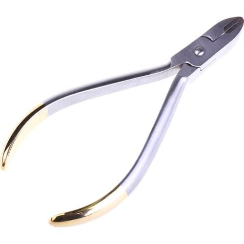 1pcs Dental Orthodontic Tools Filament Forceps Cutting Hard Wire Pliers Stainless Steel Dental Forceps Dentist Tool