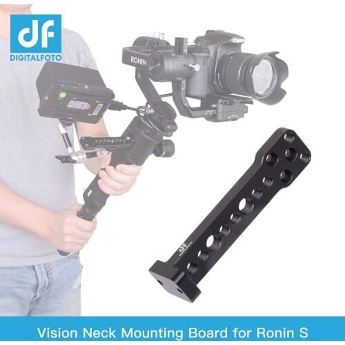 DF DIGITALFOTO VISION Neck Hold Plate extension rods bar monitor mount accessories for Ronin S /SC gimbal mounting Microphone