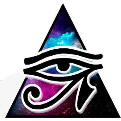 Horus Eye Protection Logo Egyptian Pagan Vinyl Sticker Car Bumper 100 Mm Applique Decorative Personality For