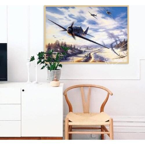 Pearl Harbor Battle Airplane WW2 Aircraft Poster Vintage Retro Poster Canvas DIY Wall Paper Posters Home Gift Decoration