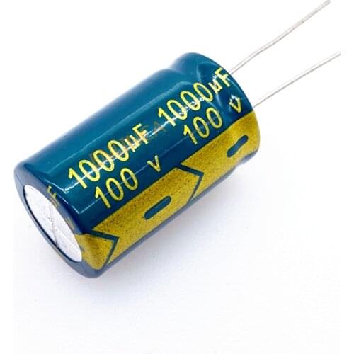 High Frequency Low Impedance 100v 1000UF Aluminum Electrolytic Capacitor Size 18*30 100V1000UF 20