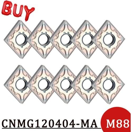 High Quality CNMG120404 MA M88 Carbide Inserts External Turning Tool Blades CNC Lathe Cutter Tools use for Stainless steel