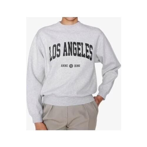 Women Sweatshirt Round Neck Pullover Eagle Printed Long-sleeved Cotton Sweatshirt Streetwear Women