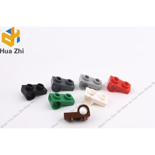 10PCS 18677 Plate Special 1 x 2 with Pin Hole Building Blocks Parts MOC DIY Education Build Toys Brick