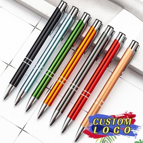 100pcs/lot Ballpoint Pen Advertising Pen for Custom Logo 100pcs Wholesale Pen for Company Business Pen Blue Black Ink