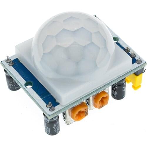 100pcs SR501 HC-SR501 Adjust IR Pyroelectric Infrared PIR module Motion Sensor Detector Module