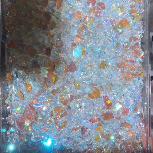 120 pieces of crystals gems Nail Rhinestones new 2021 multi-size nail rhinestones 3D crystal Nail Decoration rhinestone