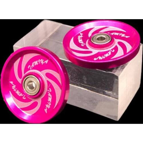 4PCS 19mm Aluminum Alloy Guide Roller For Tamiya Mini 4WD Racing Car Model 95237 Spare Part