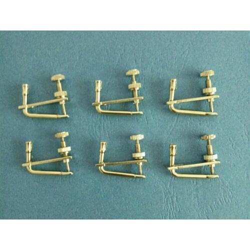 4 pcs 3/4-4/4 Golden violin fine TUNER fiddle string adjuster accessories parts