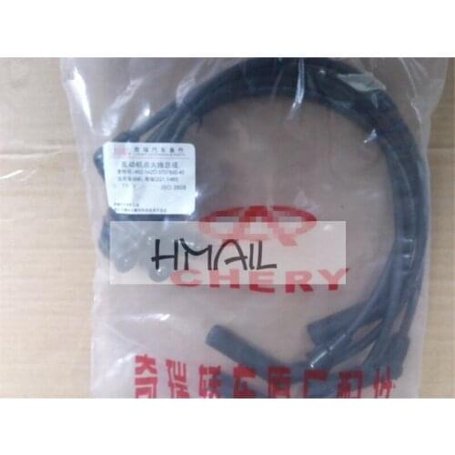 4PCS FOR Chery QQ high tension line,high wire ignition cylinder dividing line for qq 465 engine,high tension cable 3707800-40