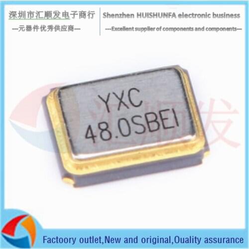 5pcs!!! 3225 SMD passive crystal oscillator / YSX321SL 48MHZ 10ppm 20PF X322548MSB4SI 4 feet