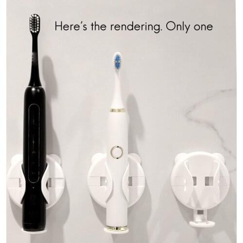 MLGB 5Pcs Electric Toothbrush Holder Retractable Self-Adjusting Electric Toothbrush Holder Nail Free Toothbrush Holder