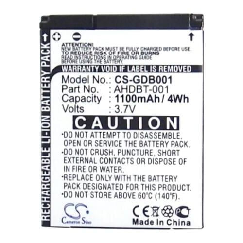 Cameron Sino 1100mAh battery for GOPRO HD Helmet Hero 2 960 Naked Motorsports Surf HD2-14 1080p Digital Cameras ABPAK-001